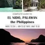 Planning a trip to El Nido? This ultimate travel guide to El Nido includes all the information you need about this tropical paradise on the island Palawan in the Philippines to plan your El Nido trip. How to get there, the best things to do in El Nido and where to stay. #Philippines #ElNido #Palawan