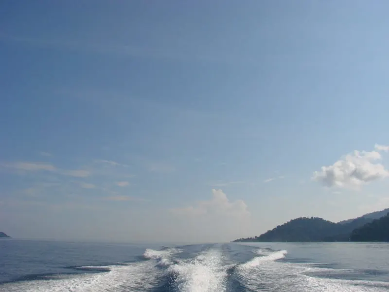 Boat to Tioman Island