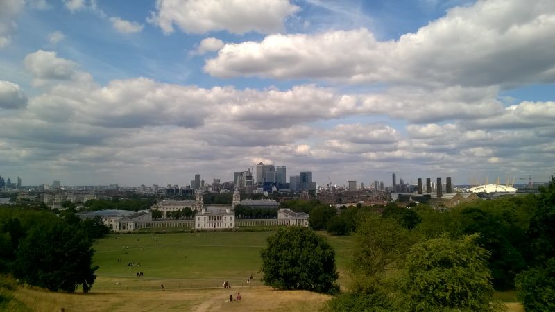 London Greenwich Canary Warf view