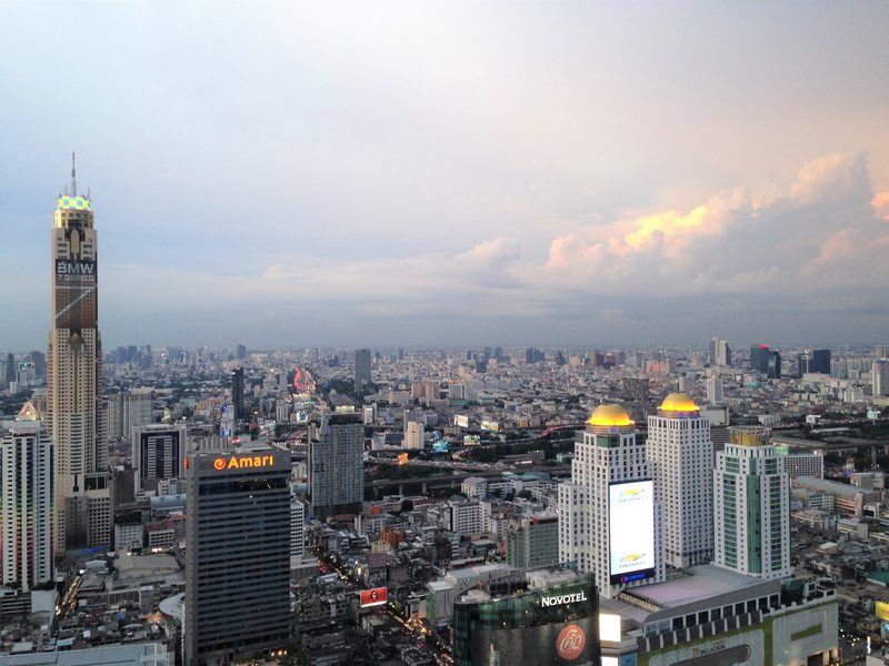 View from Red rooftop bar in Bangkok