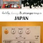 Planning a Japan trip and wondering about the weird things you can find in Japan? Read about spacy toilets, happy jingles, an ice cream robot and more. Click through for more funny things that can only be found in Japan! #Japan #Kawai #Travel