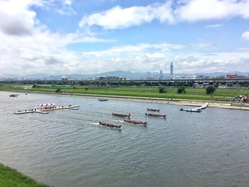 Annual Dragon Boat Festival at Dajia Riverside Park Taipei