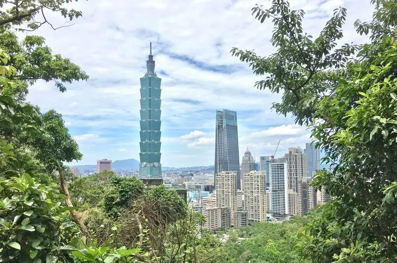 View of Taipei 101 Taiwan 