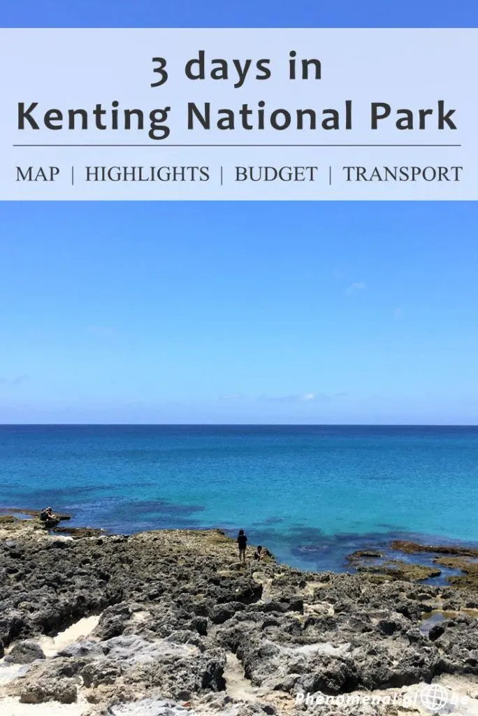 Planning a trip to Kenting National Park, Taiwan? Read about the best things to do in Kenting in this 3 day Kenting itinerary! Includes a map with Kenting highlight, where to stay and transport information (how to get from Kaohsiung to Kenting National Park). #Kenting #Taiwan #travel | What To Do In Kenting | Taiwan Travel