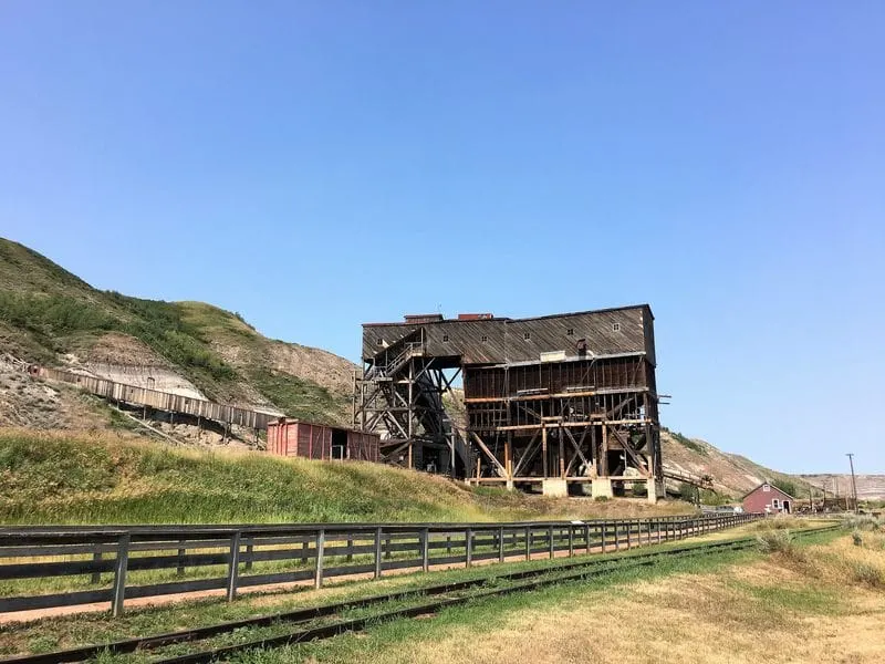 Atlas coal mine - the last wooden coal tipple in Canada