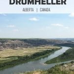 In this Drumheller sightseeing guide you’ll find: Drumheller must-sees and highlights + where to find free campsites near Drumheller + how to get to Drumheller + a (printable) map with all the places mentioned in the post. Things to see and do on a trip to Drumheller: Horseshoe Canyon, World's Largest Dinosaur, the Royal Tyrrell Museum, drive the Dinosaur Trail and the Hoodoos Trail. #Drumheller #Alberta #Canada