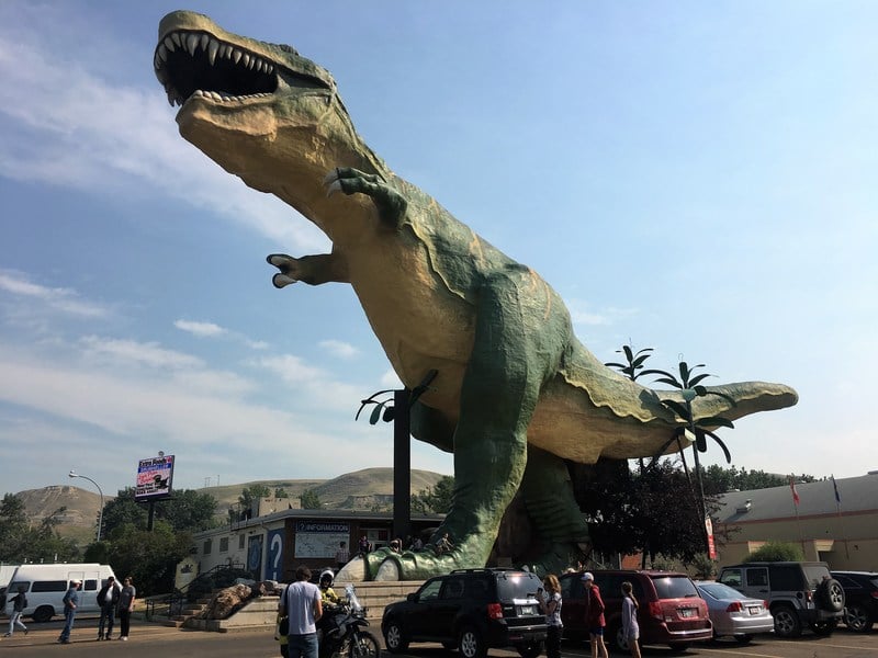 The World's Largest Dinosaur in Drumheller Alberta Canada