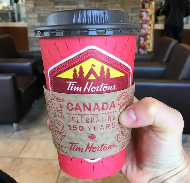 Coffee cup Tim Hortons