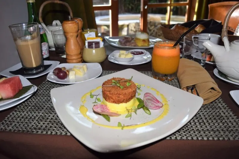 Best eggs benedict on Bali - signature dish at Jamahal resort