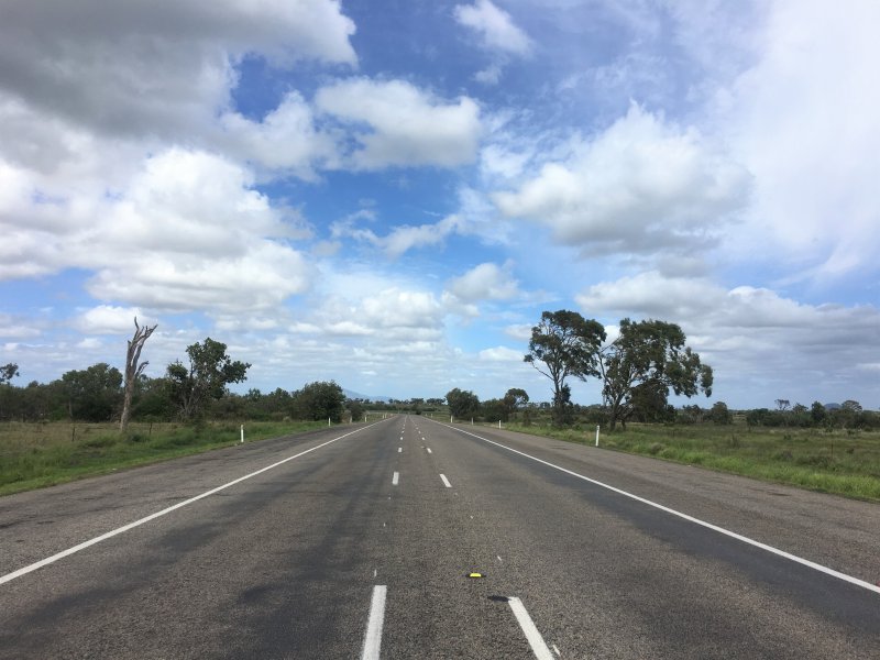 Empty road on Australia's East Coast