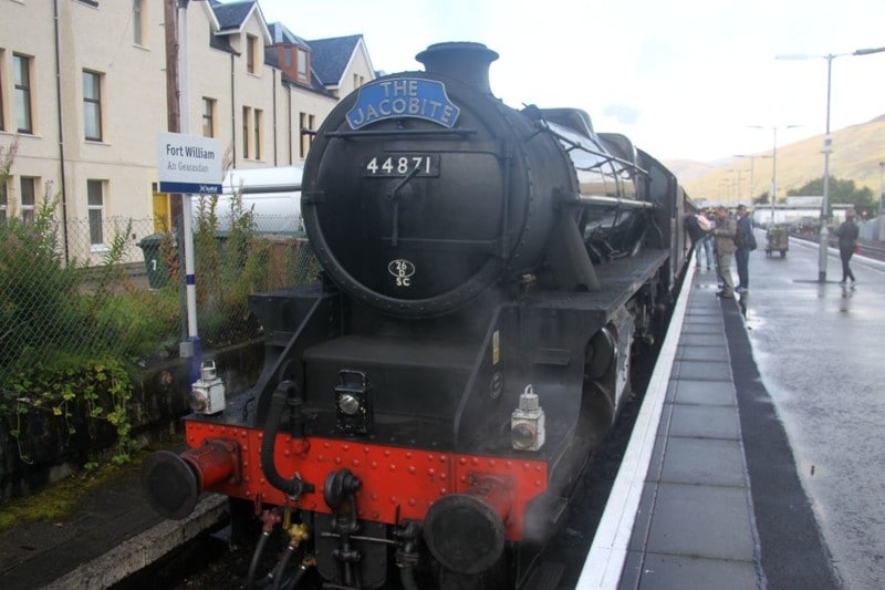 Jacobite steam train aka the Hogwarts Express - visit Fort William with kids