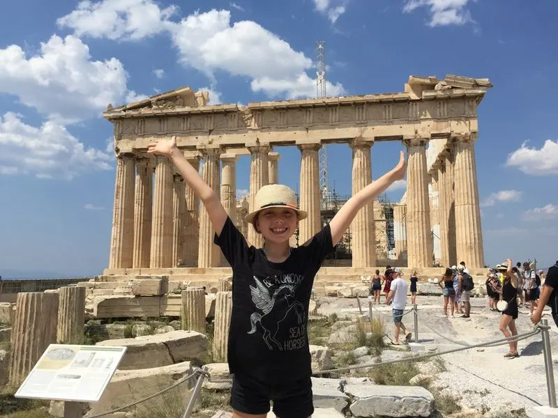 Percy Jackson fan in Athens - visit Athens with kids
