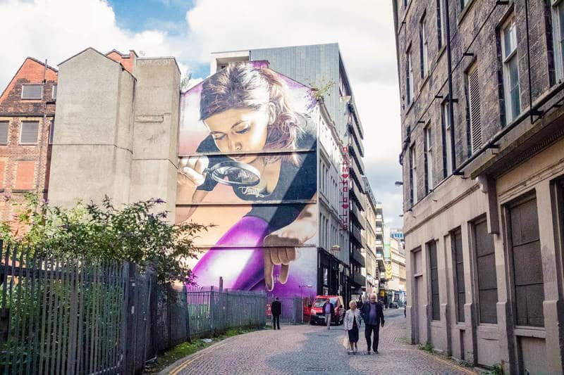 Street art in Glasgow - Photo by Kathi Kamleitner