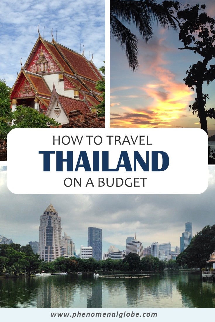 Curious to know how much it costs to travel around Thailand? We spent €60/$67 on an average day as a couple (€30/$34 per person). Check out this more details of this budget breakdown (costs for accommodation, transport, food & drinks and activities) on Phenomenal Globe Travel Blog. #Thailand #TravelBudget #TravelTips