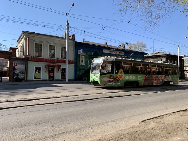 Tram in Irkutsk