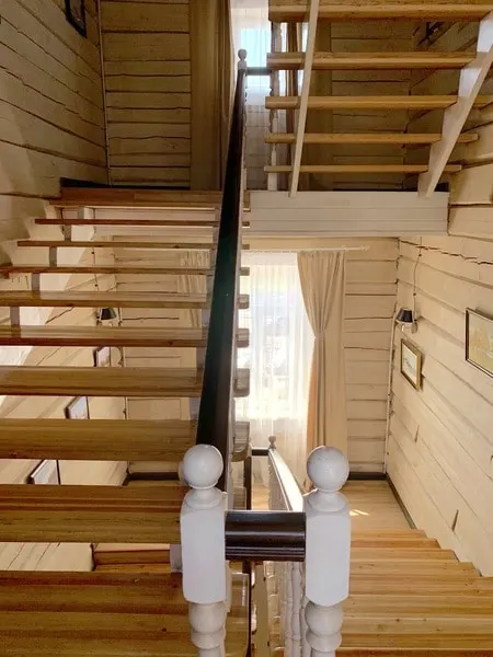 Staircase of the Kupechesky Dvor hotel Irkutsk