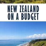 How to travel New Zealand on a budget! A trip to New Zealand doesn't have to be expensive, we spent €100/160 NZD per day during our road trip across New Zealand. Read a detailed budget breakdown and information about the costs of renting a camper van, campsites expenses, petrol prices and how much we paid for food & activities in New Zealand. #NewZealand #NZ #roadtrip