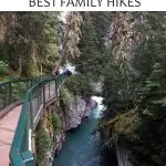 Planning a trip to Banff with kids and are looking for the best Banff family trails? Read about 7 beautiful easy hikes in Banff National Park for families. #Banff #Canada #Hiking