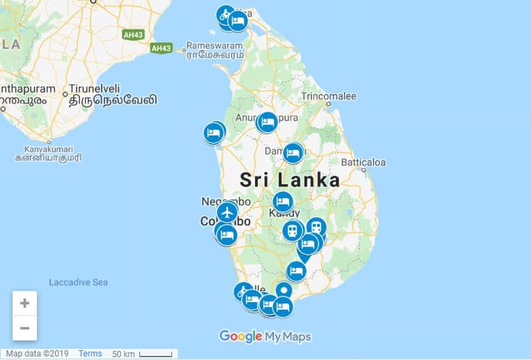 Sri Lanka itinerary