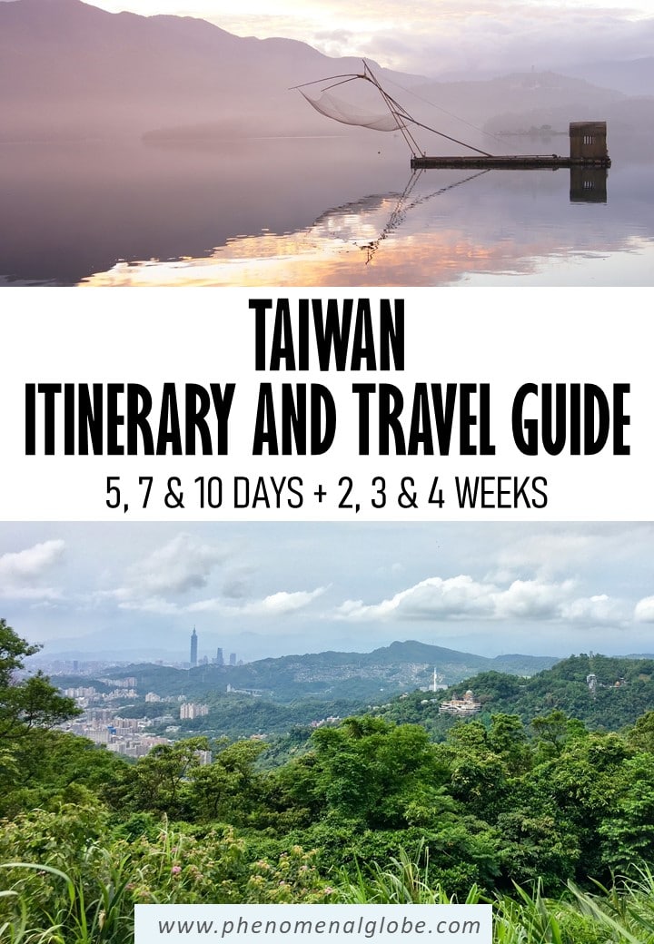 Complete guide to plan the perfect Taiwan trip: itinerary (5, 7 and 10 days + 2, 3 and 4 weeks) with highlights plotted on a map so it’s easy for you to find them. Detailed information how to get from A to B in Taiwan and useful travel tips how to make the most of your trip to Taiwan. Including Kaohsiung, Kenting National Park, Tainan, Taichung, Sun Moon Lake, Taipei and Hualien (Taroko Gorge). #Taiwan #Asia