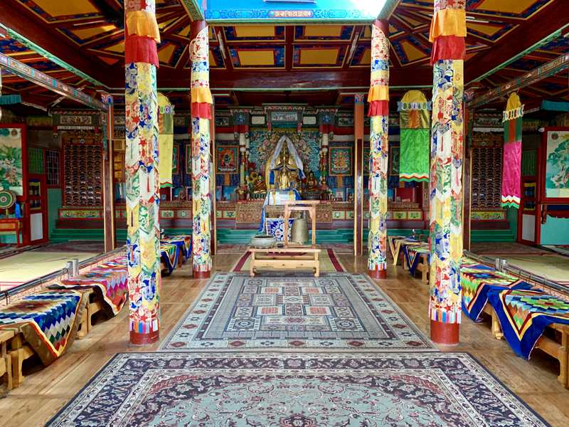Aryapala Temple  Meditation Centre Terelj National Park in Mongolia