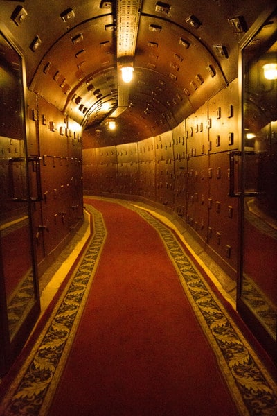 Hallway in Bunker 42 Moscow