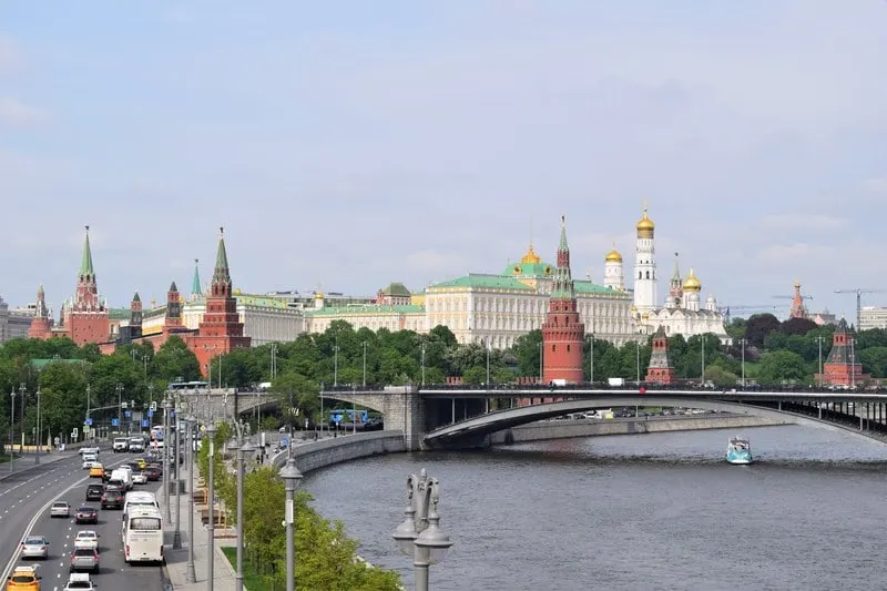 View of the Kremlin Moscow