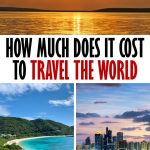 Wondering how much it costs to travel the world? We traveled 5 months in New Zealand and Southeast Asia, our total travel costs were €16.263/$18.141 for a couple. #traveltheworld #travelbudget