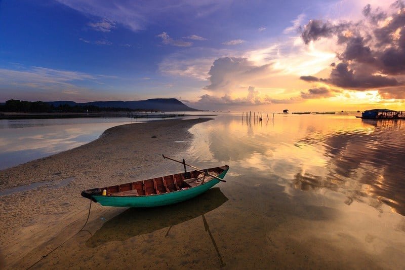 Sunset on Phu Quoc Island Vietnam