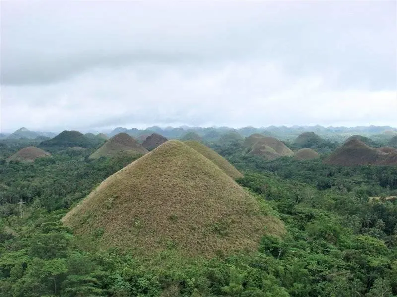 Chocolate Hills in Bohol, the Philippines