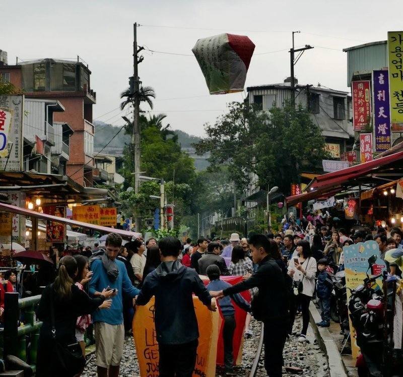 Shifen Old Street in Taiwan