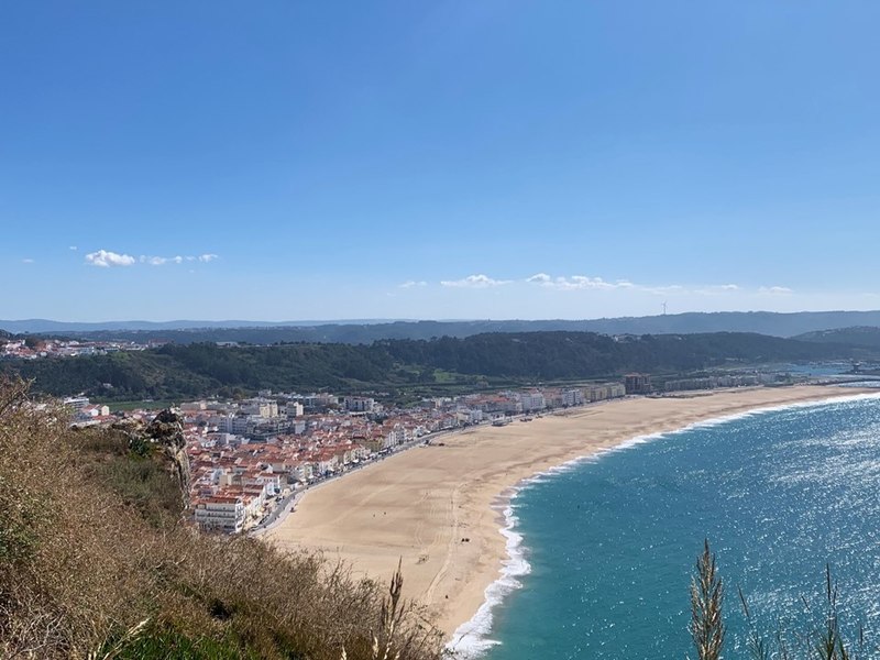 View of Nazare Portugal