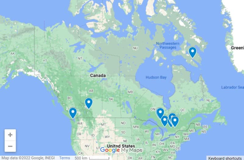 best-places-to-kayak-in-canada-map-phenomenalglobe.com